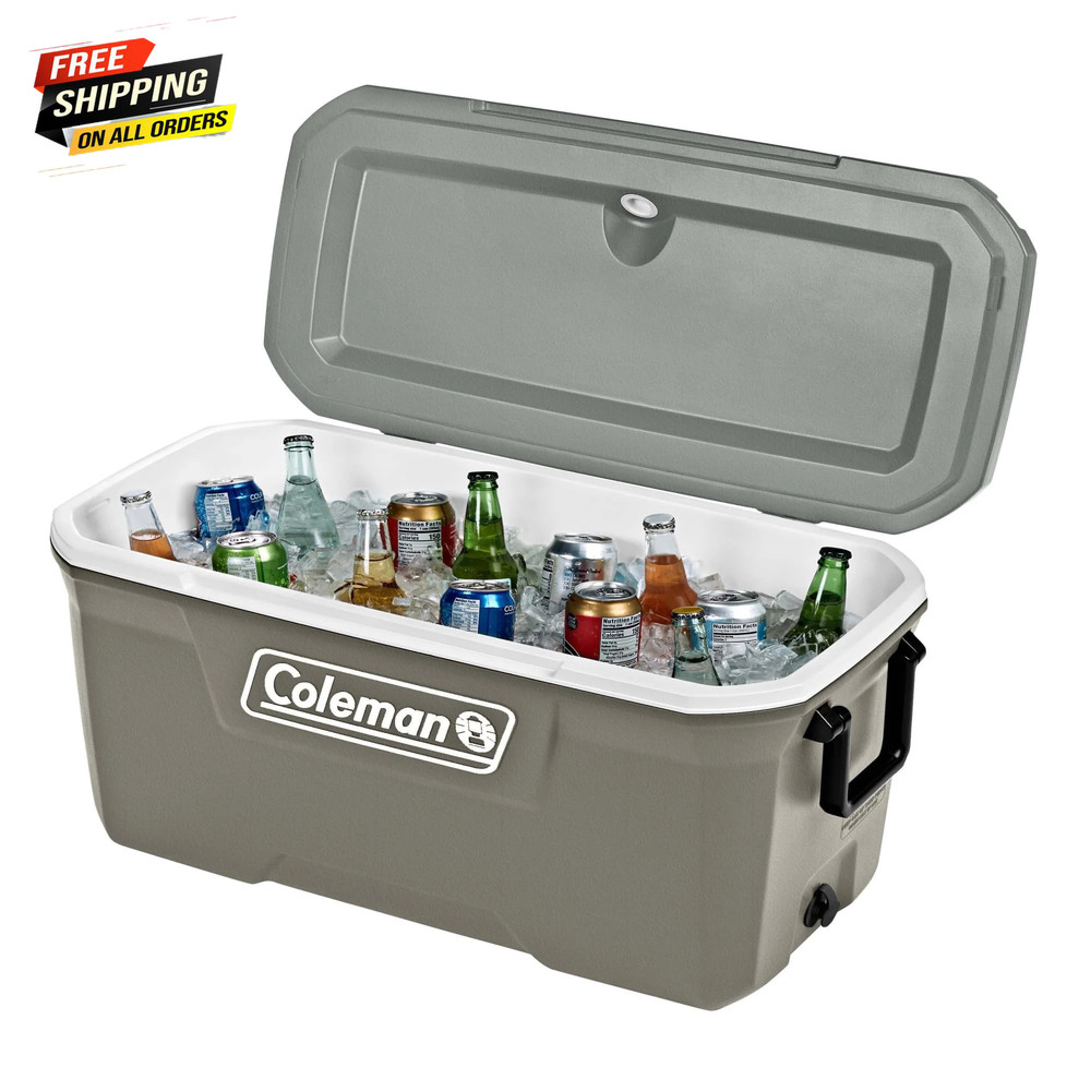 316 Series 70QT Hard Chest Cooler, Silver Ash
