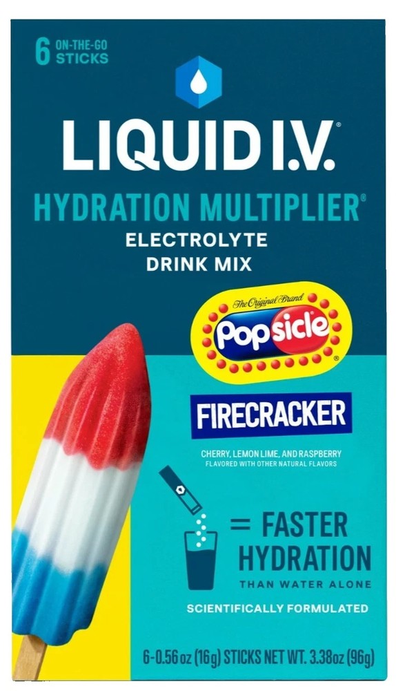 Liquid I.V.® Popsicle® Firecracker Hydration Multiplier® 6 CT