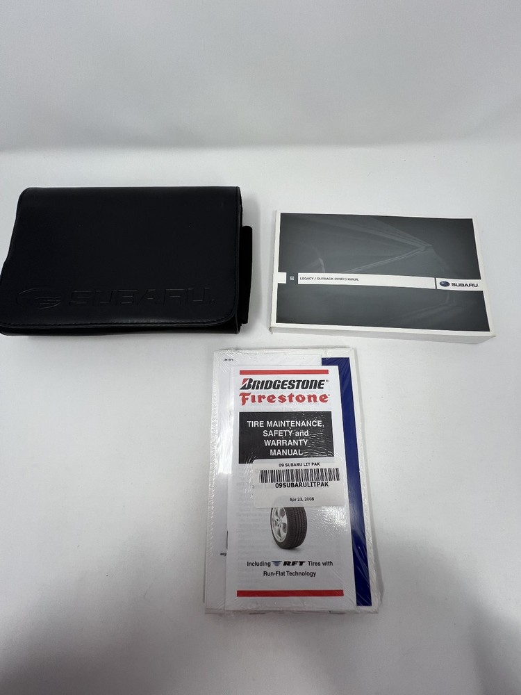 2009 Subaru Legacy Outback Owners Manual OEM Complete Set