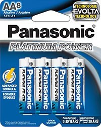 Panasonic Alkaline Platinum Power AA Batteries - Long-Lasting, High-Performance