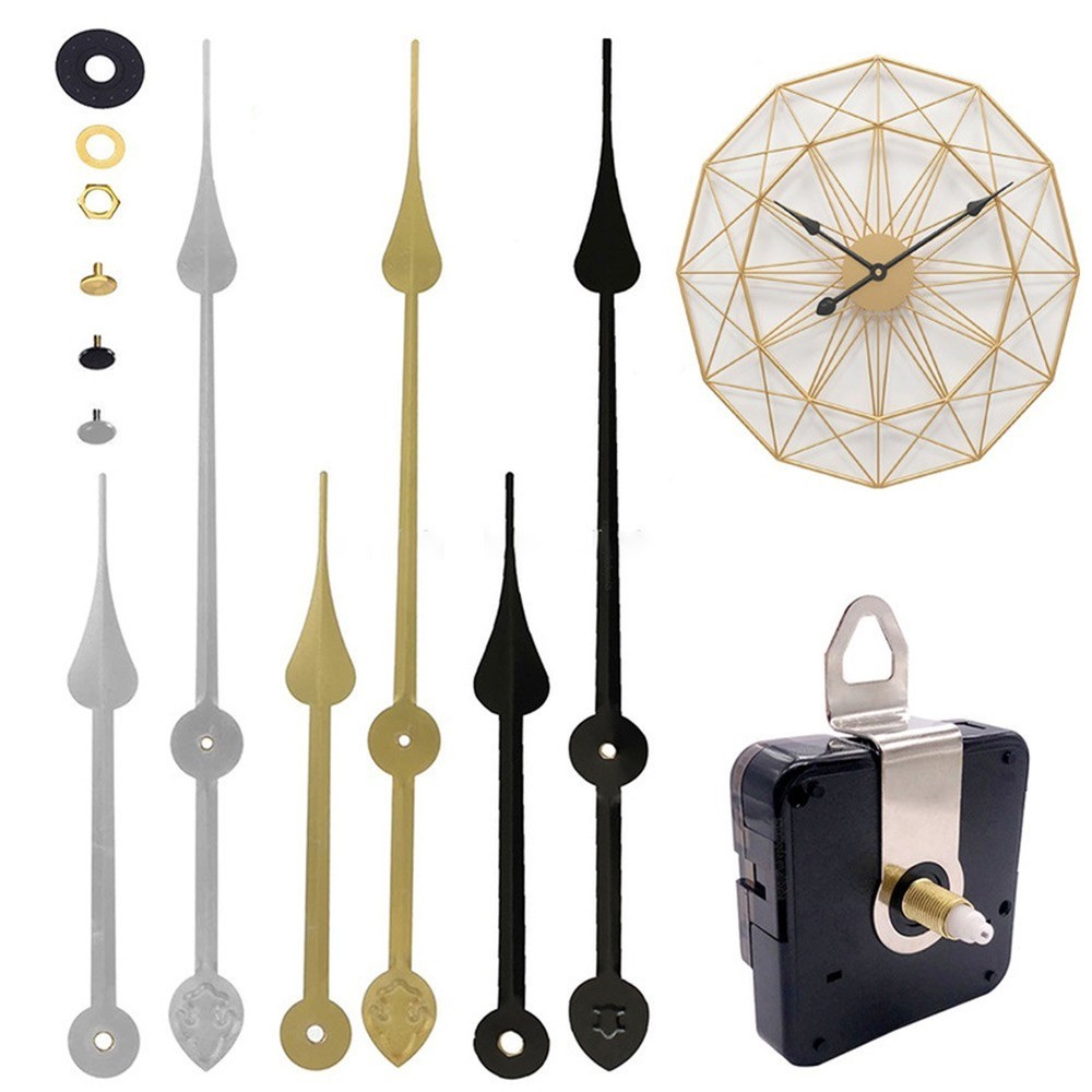 Replacement Clock Mechanism Clock Movement Easy To Use High Torque Long Hands