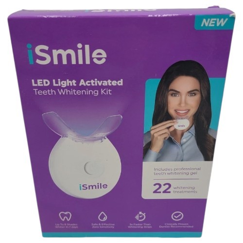 iSmile LED Light Activated Teeth Whitening Kit (2 Pack)