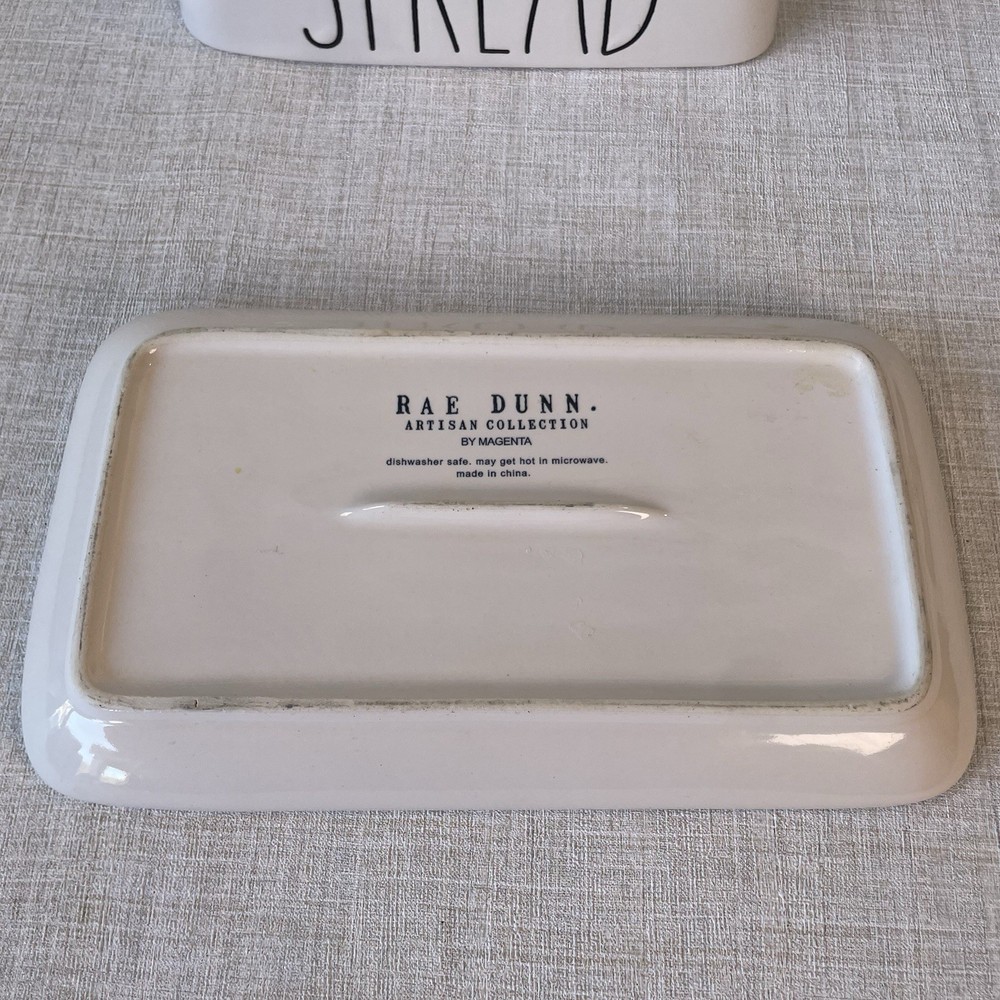 Rae Dunn Ceramic Covered Butter Dish SPREAD