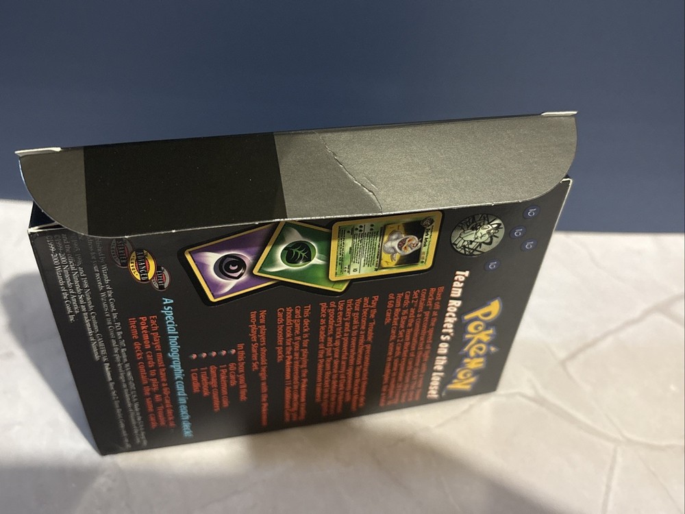 2000 Pokémon Team Rocket Trouble Theme Deck (Open Box)