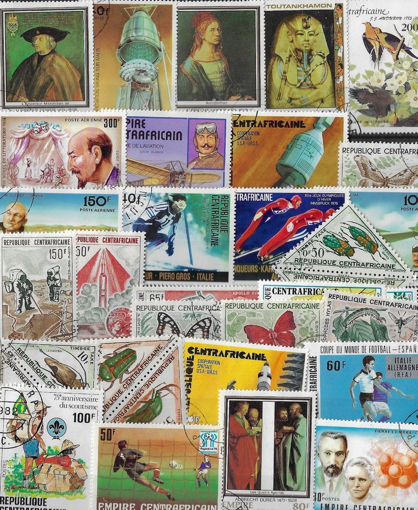 50 All Different CENTRAL AFRICAN REPUBLIC