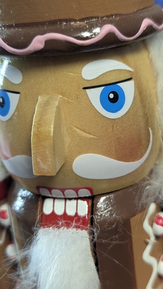 Holiday Lane 15" Gingerbread Nutcracker Macy's exclusive