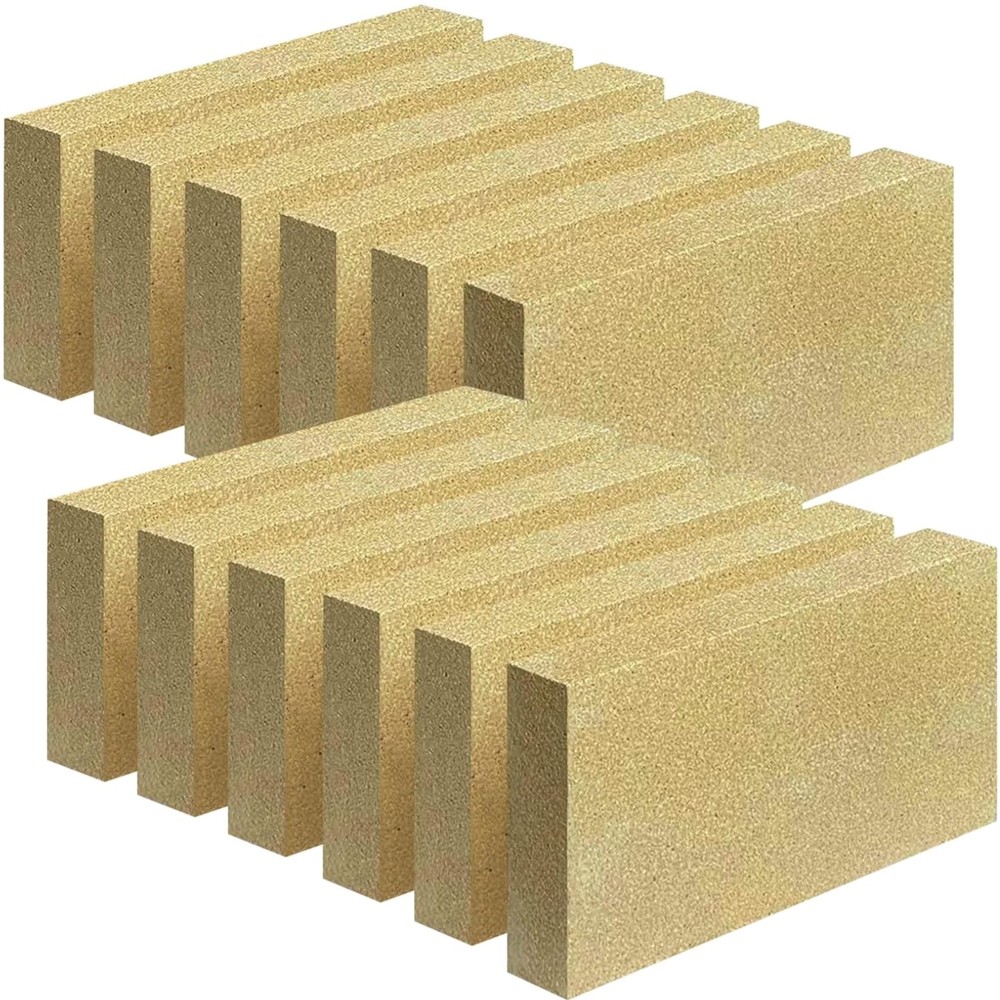 Fire Bricks, FireBrick, High Temperature Insulated Firebricks for Wood Stoves...