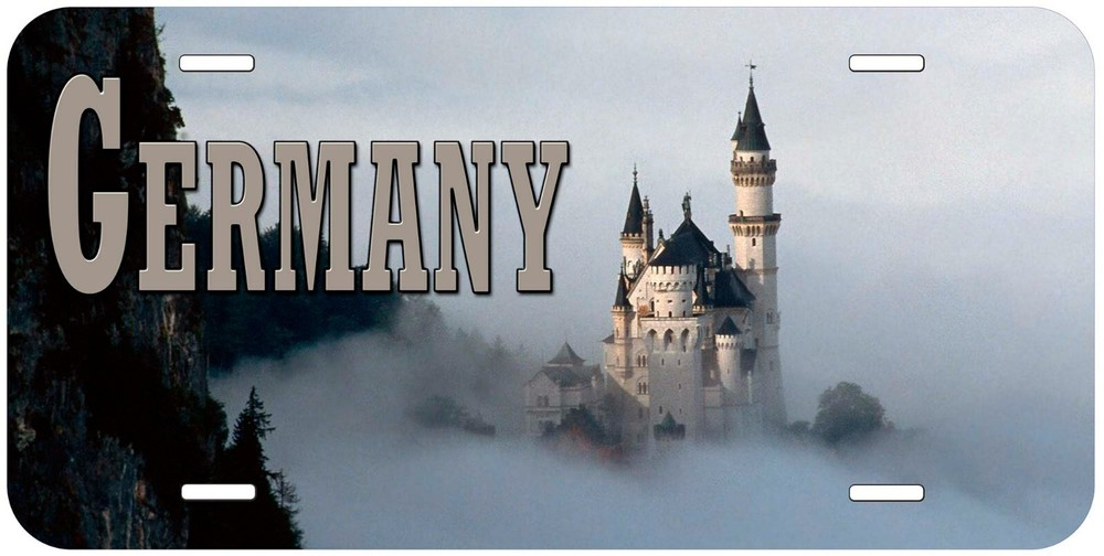 Germany Castle Novelty Car License Plate