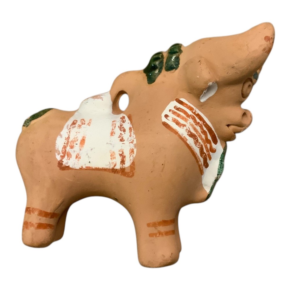 Peruvian Traditional Bull Figurines Set Of 3
