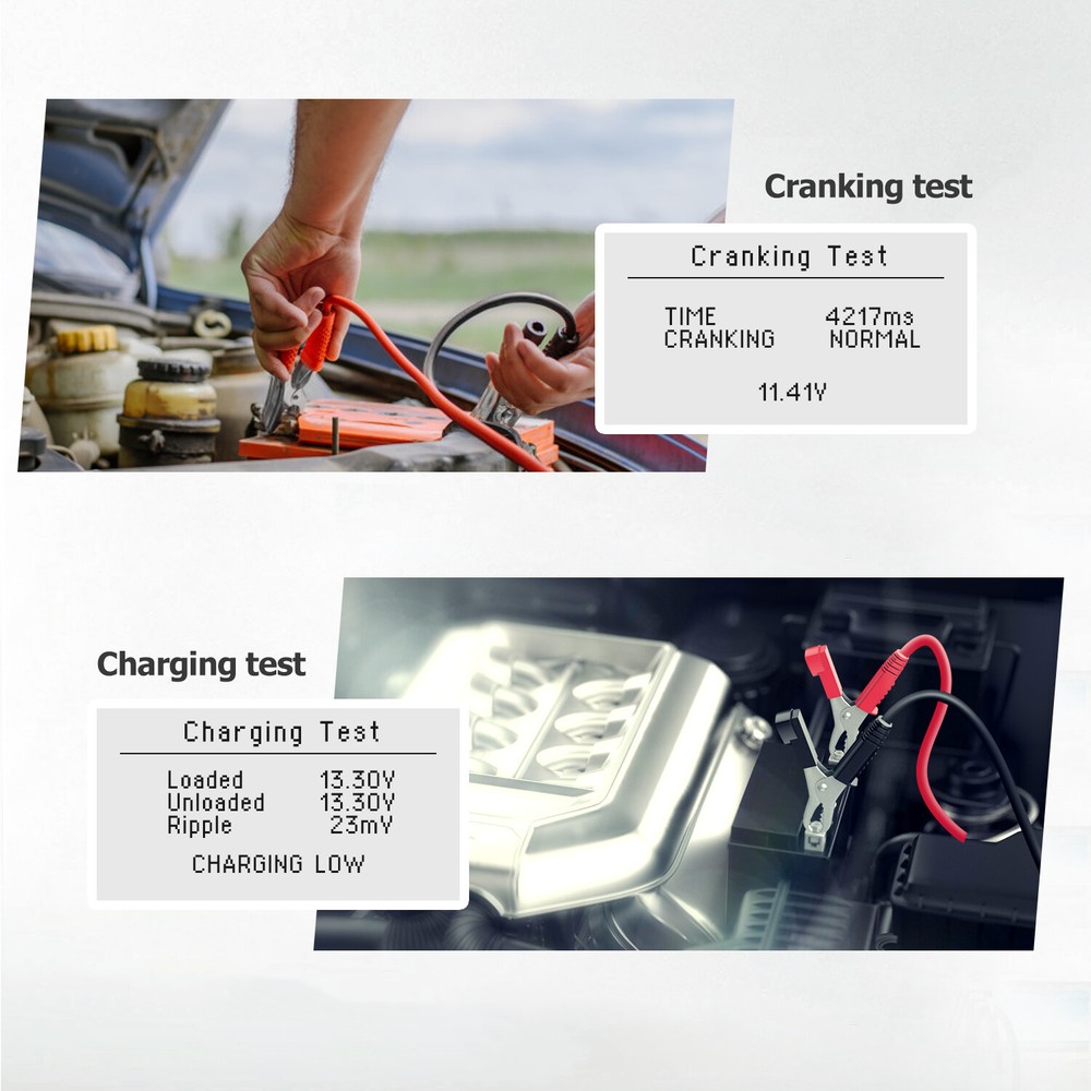 ANCEL BST100 Battery Load Tester Cranking Charging Test Battery Analyzer 12V