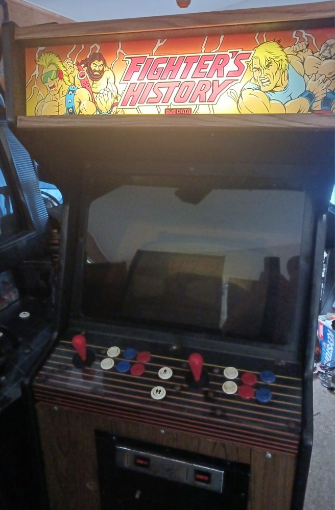 Fighter's History Data East Fullsize Classic Coin-op Arcade Machine