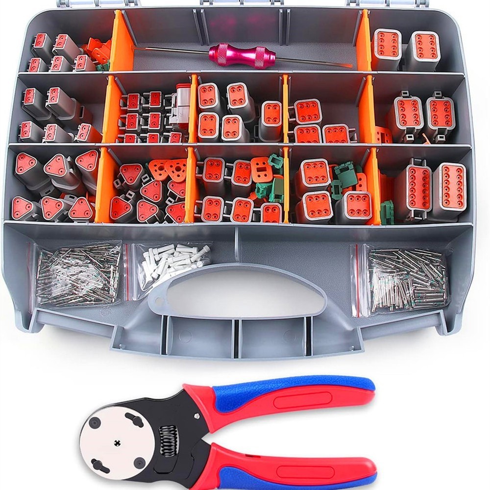 338PC DT Electrical Connectors with Professional Crimping Tool for Quick Setup