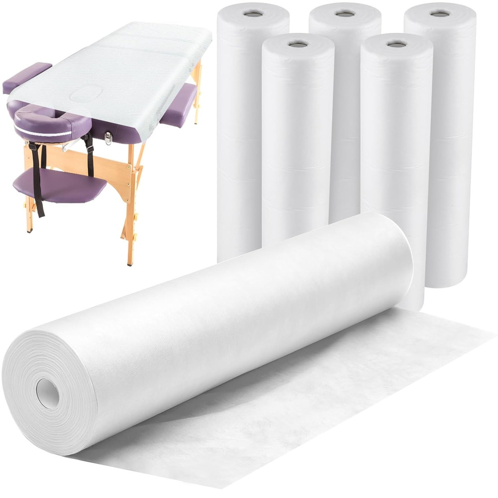6 Rolls Disposable Non Woven Bed Sheets Massage Table Paper Covers Non Woven Fab