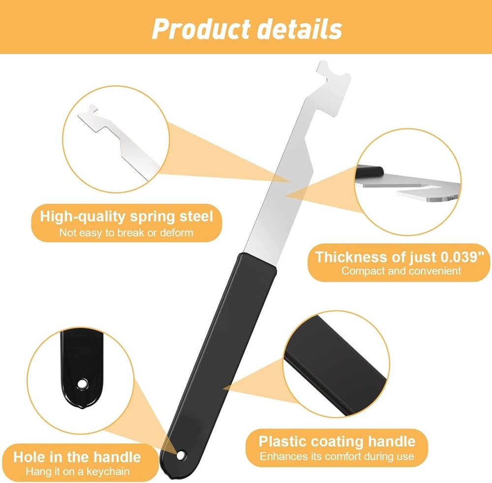 Versatile Firefighting Tool in Sleek Black & White - Made for Professionals
