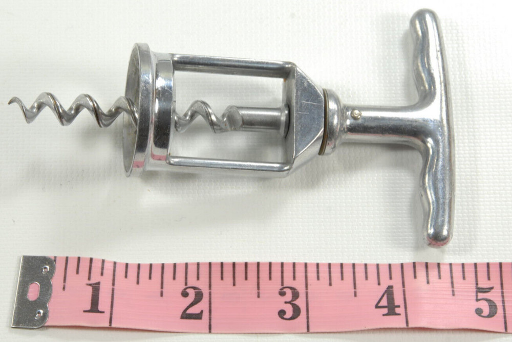 Corkscrew Twist & Pull Wine Opener Made in Switzerland Vintage