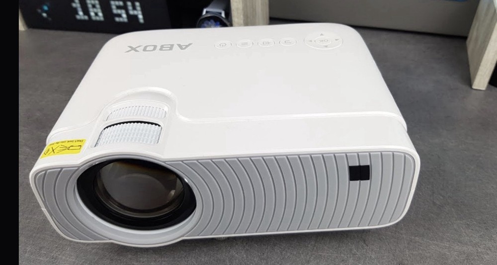 ABOX GC357 Wireless LCD Projector 1080p White WiFi Multiple Inputs
