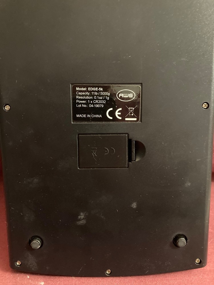 AWS Postal Digital Shipping Scale, Battery Powered, Max 11 lbs