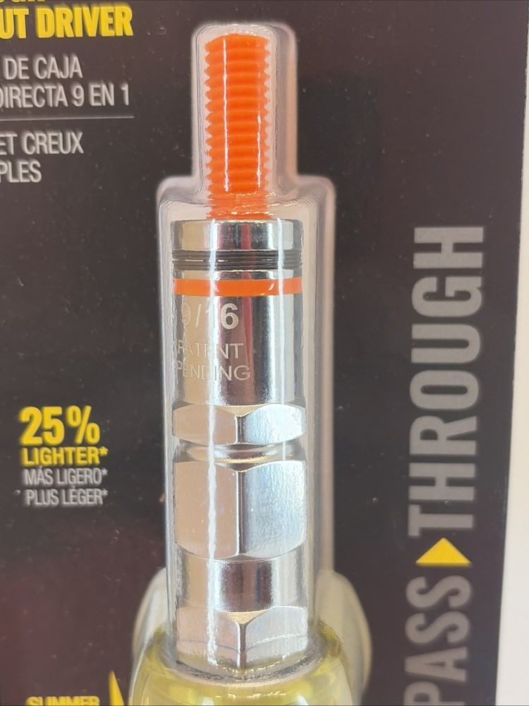 Klein Tools 9-in-1 Pass-Through Multi Nut Driver Magnetic SAE 32809MAG