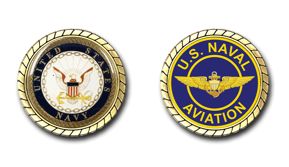 USN US Naval Aviation Aviator Challenge Coin
