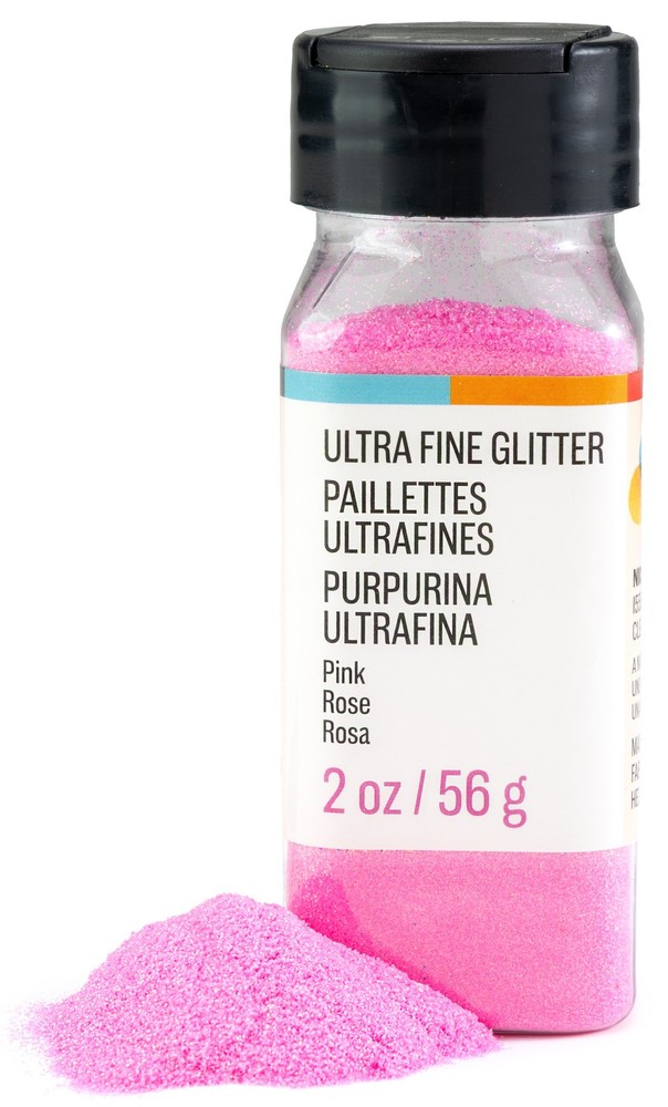 CousinDIY Extra Fine Glitter 2oz-Pink