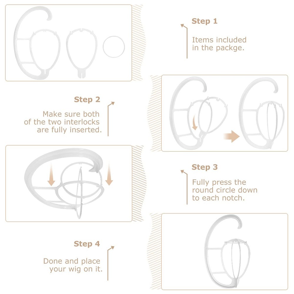 Wig Stands/Wig Hangers 2 sets