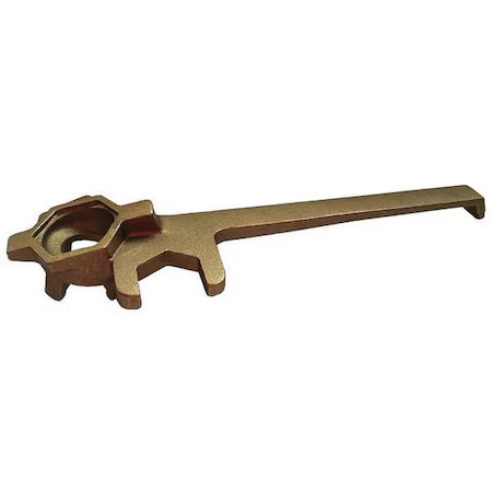 Drum Plug Wrench, Offset, Brass Alloy,  3Ay72