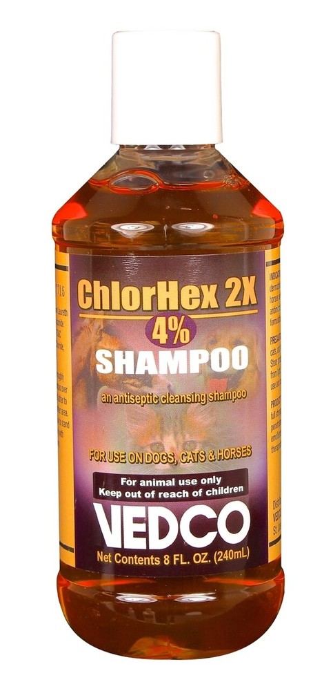 ChlorHex 2X Shampoo Chlorhexidine Gluconate 4% (8 oz)
