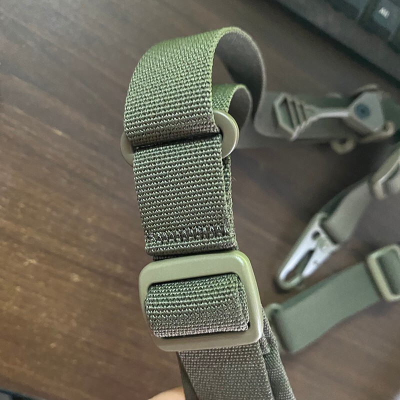 Tactical Ferro Slingster Sling Tan With Hardware Green