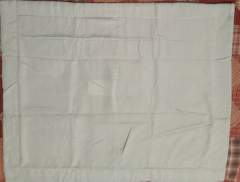 Classic ~ Diamond Patch ~ Pillow Sham ~ Measures 24" x 29" ~ Quilted ~ Polyester