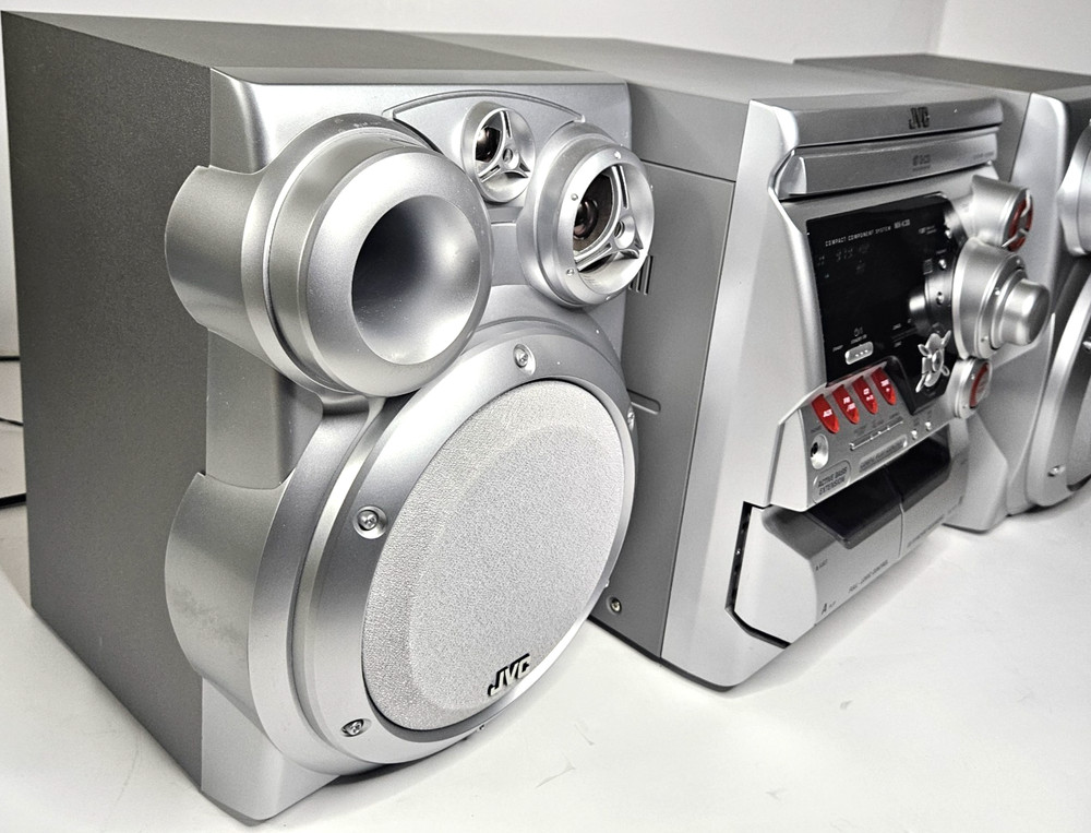 JVC Compact Component System MX-K30 Stereo Cassette Bass. Tested.