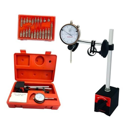 Dial Indicator with Magnetic Base 0-1.0" & Point Set Dial Test Indicator