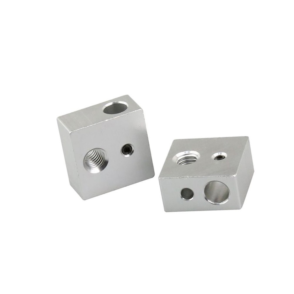 3 Pcs Extruder Heater Block Kit Printer Accessories Aluminum Heating