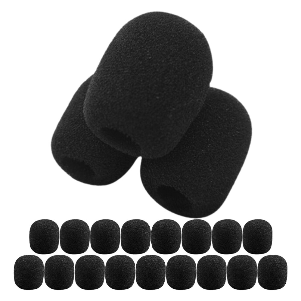 20Pcs Lapel Microphone Windscreen Headset Windscreen Microphone Windscreen