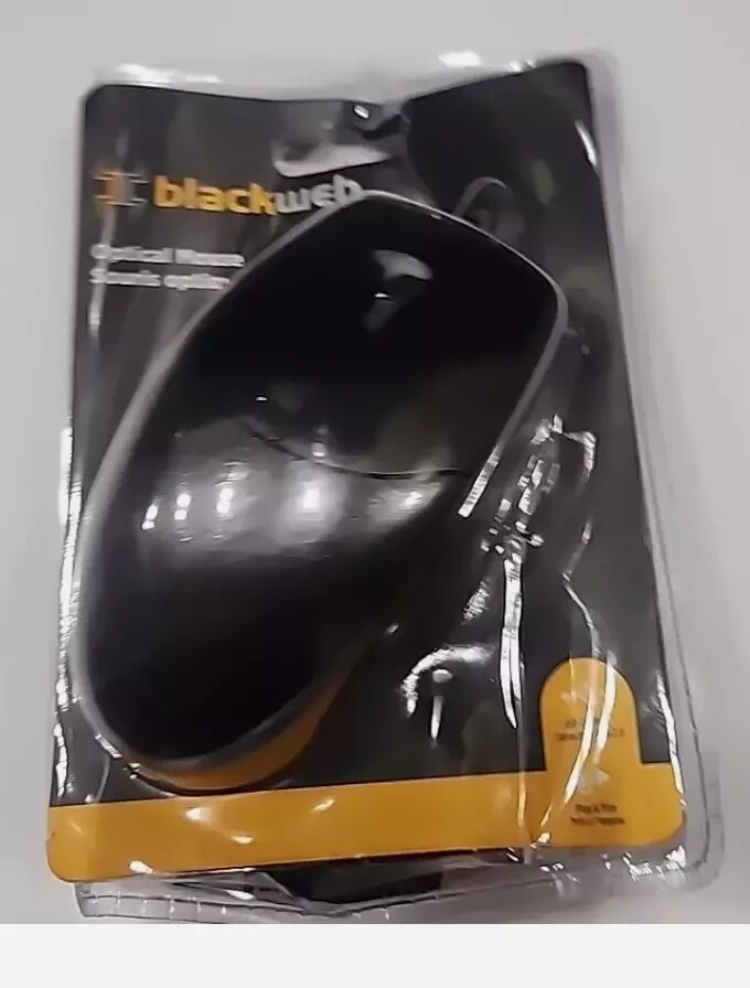 BlackWeb Optical Mouse - Precision & Comfort for Everyday Use