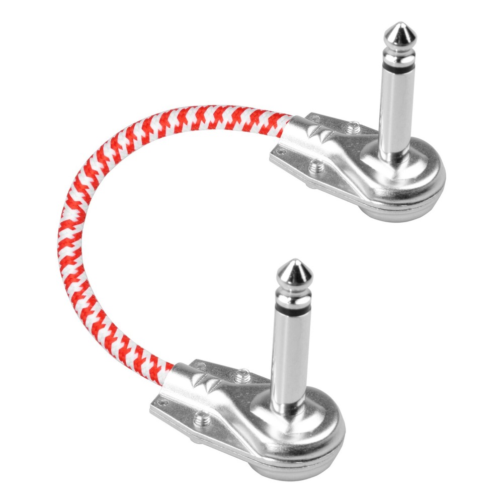 AZOR 6pcs Guitar Cable 15cm Patch Cable For Guitar Pedal Effect Connector Line