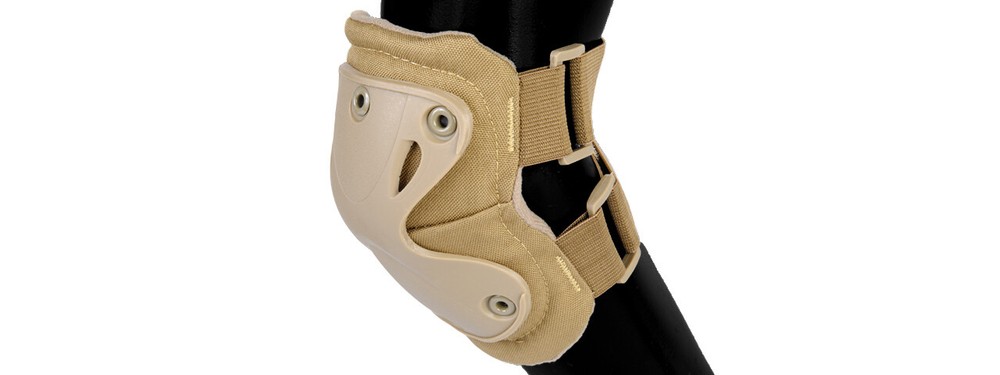 Ac-478B Tactical Quick-Release Knee & Elbow Pad Set (Black) Airsoft Gun / Access