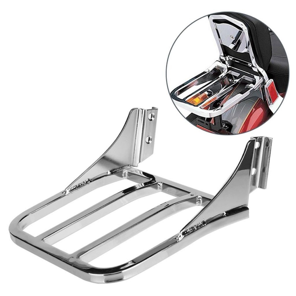 Chrome Motorcycle Trunk Luggage For