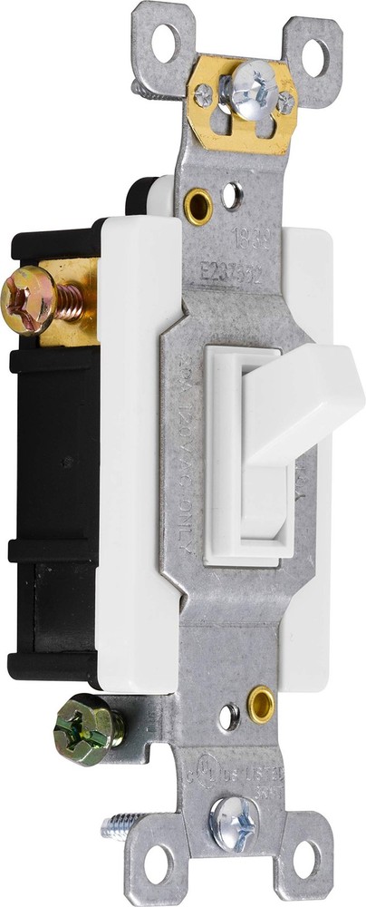 GE 42161 3-Way Toggle Switch, White