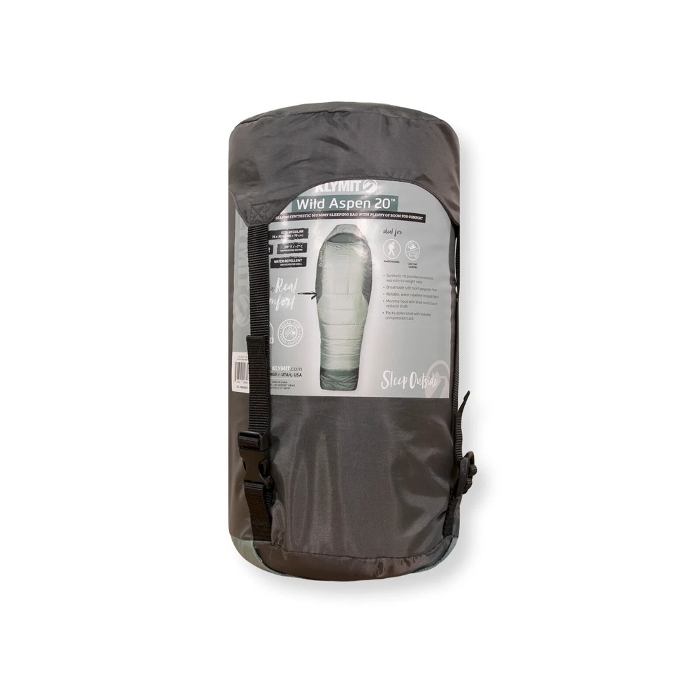 Klymit WIld Aspen 20 Mummy Sleeping Bag Regular