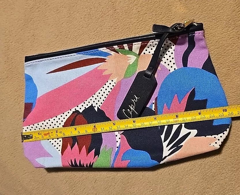 Estée Lauder Flower Print Makeup Cosmetic Bag - Multicolor