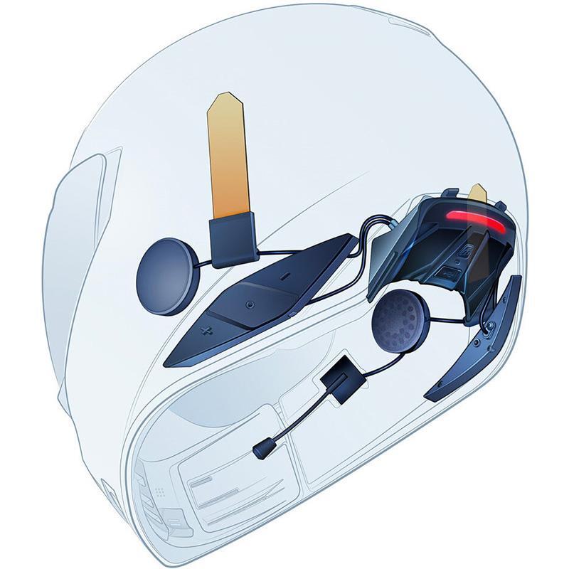 Icon HelmLink Bluetooth Communication System In-Helmet for Domain Helmets