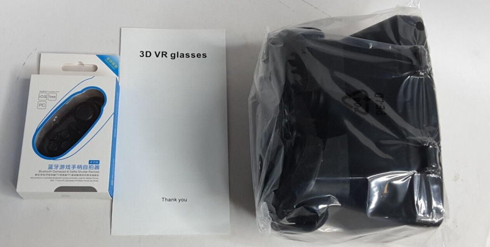 Eimolife Virtual Reality VR Headset Full Screen 3D Glasses