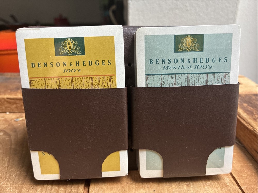 Vintage Benson & Hedges Double Deck Playing Cards SEALED