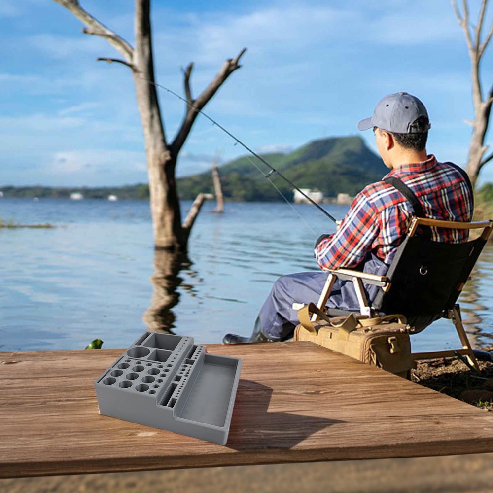 Compact Fly Tying Tool Storage Holder to Keep Your Workspace Organized