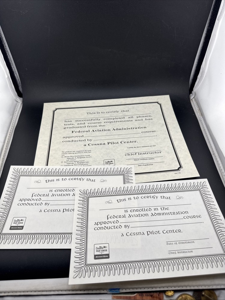 cessna pilot certificate