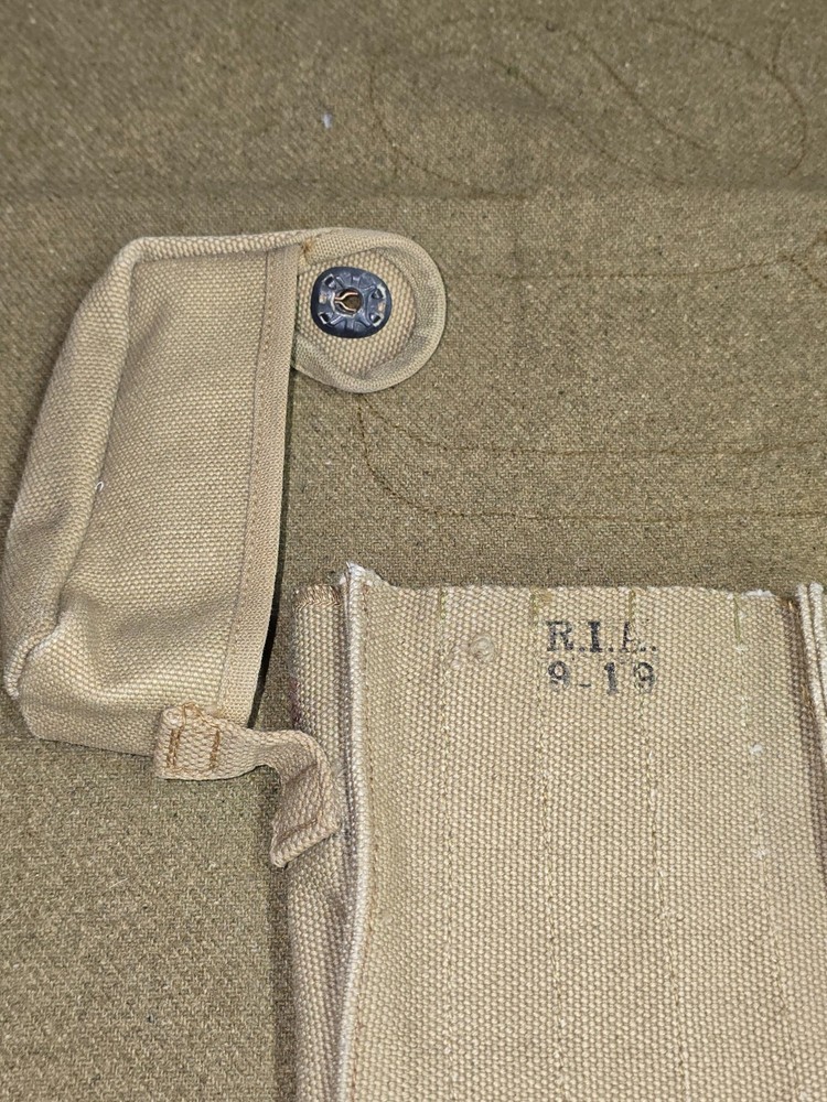 WWI US Army Pedersen Device Magazine Pouch Dated 1919 EMPTY