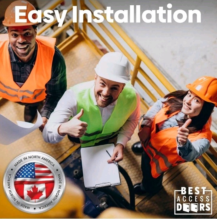 Best 8" x 8" Tapeable Wall Access Panel for 5/8" Drywall Primed Frame, Medium...