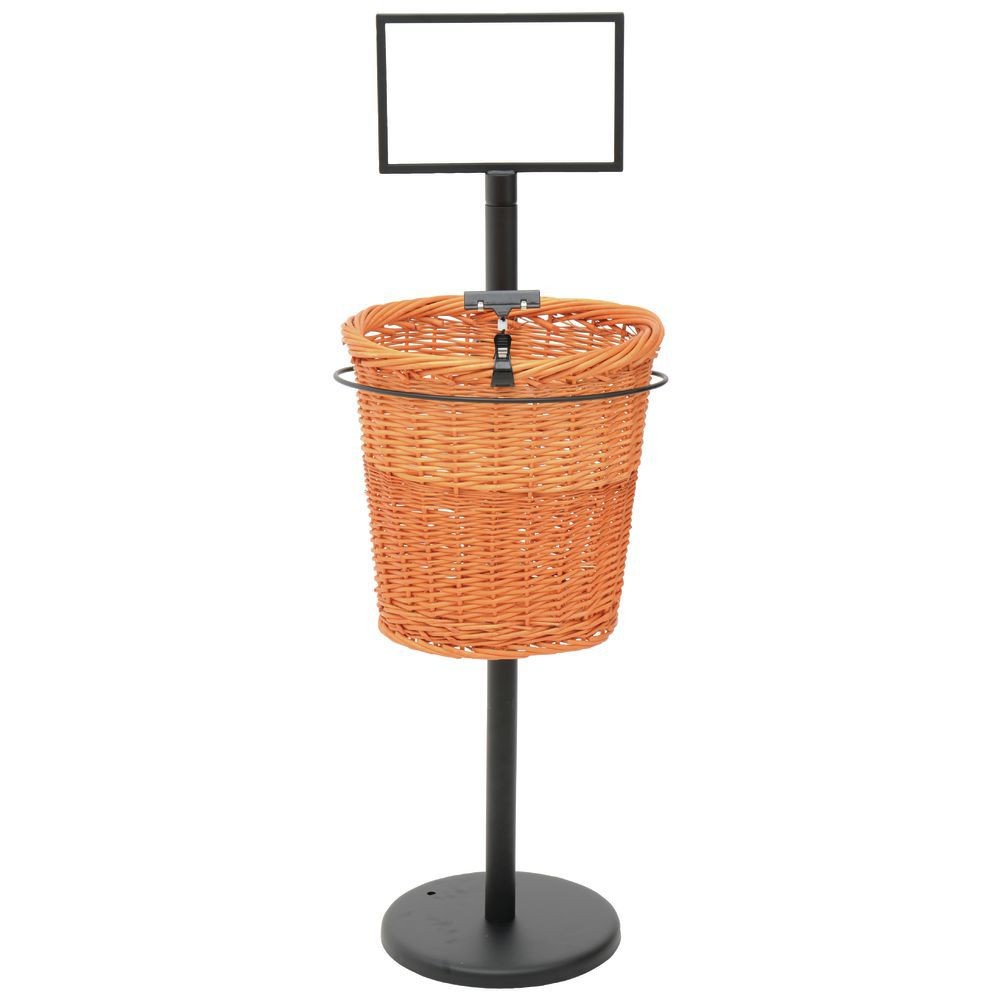 Mobile Merchandisers Single Basket Stand