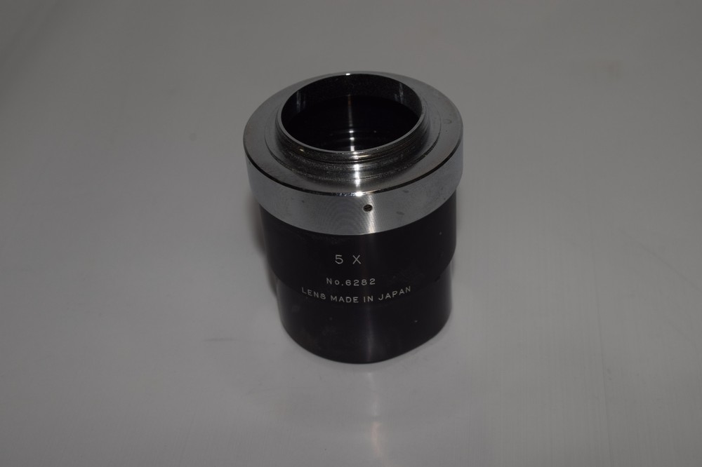 ^^ MICROSCOPE OBJECTIVE  LENS 5X NO 6282 (YEE80)