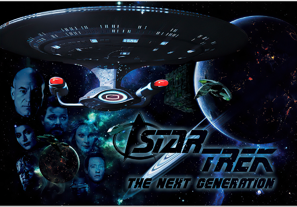 Star Trek The Next Generation Pinball Machine Custom Translite #2 STTNG